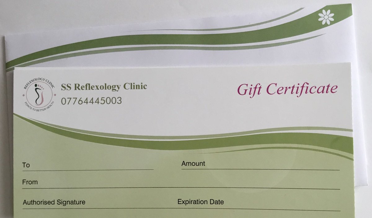 reflexology_ss's tweet photo. Gift vouchers available #putyourfeetup https://t.co/7LzlJY7Pm7