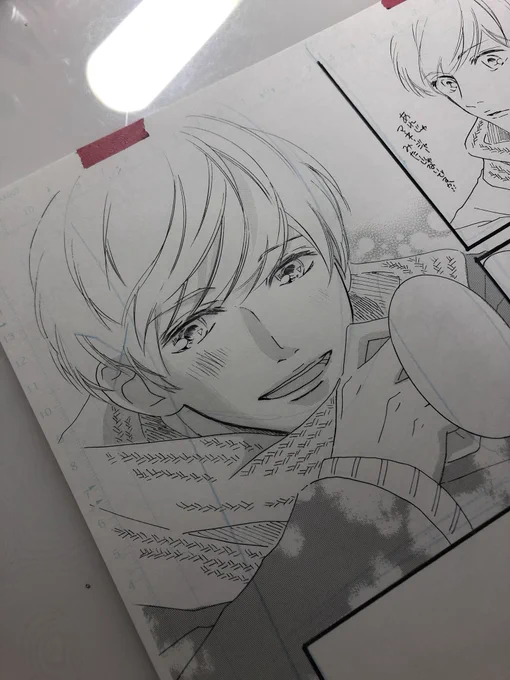 ザマの原稿と予告カット
写真なぜかここだけあったので✍️

この予告カットのときネーム詰んでたなあ、だから杏の髪型ちょっと違う 