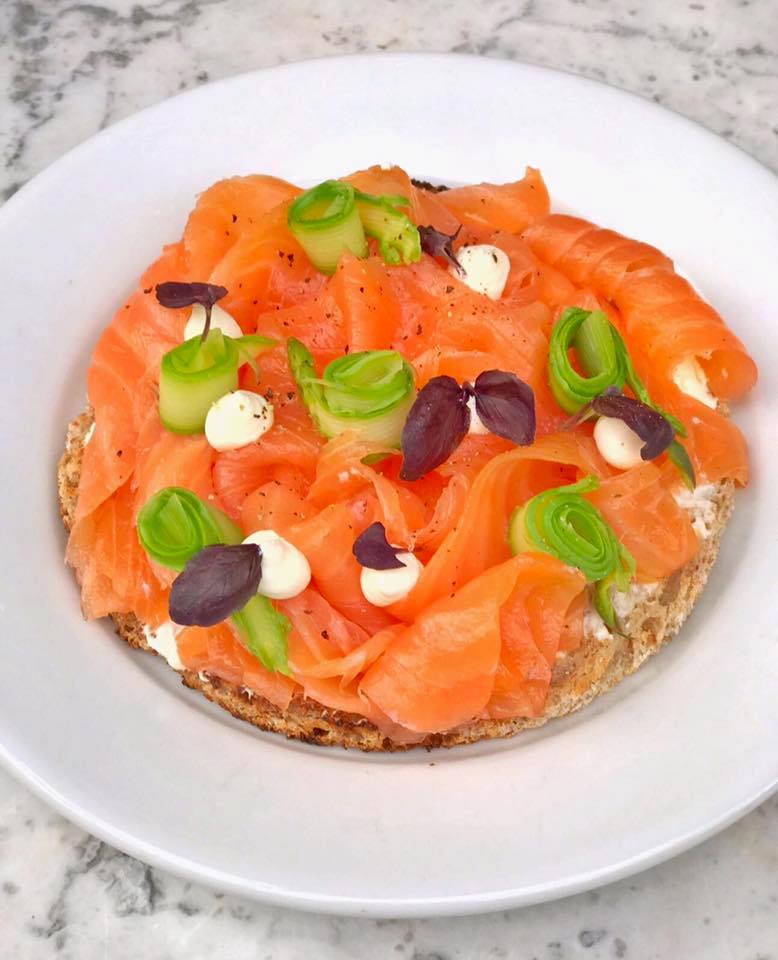 Treat yourself to a new savory addition for spring: our Smoked Salmon & Asparagus Tartine, with sliced smoked salmon, English asparagus, crème fraîche, and cracked black pepper, served on toasted sourdough. #DABLondon