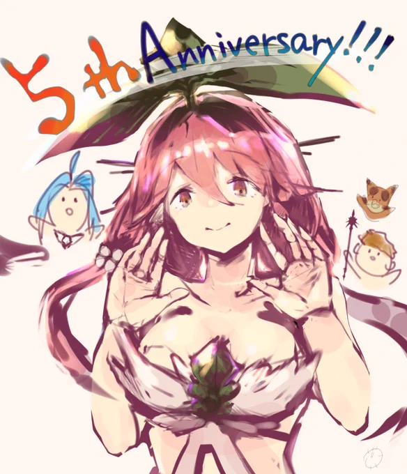 #グラブル5周年#グラブルおめおめ 
