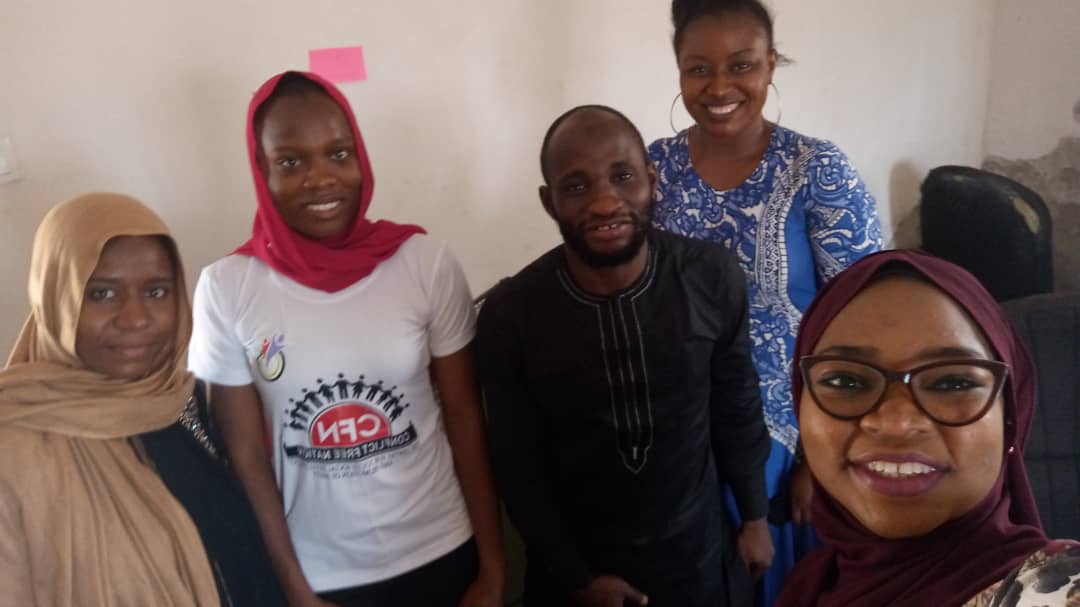 cfnonline's tweet photo. Yesterday, #TeamCFN met with ladies to map out strategy for the next phase of our activity on Women in Peace building for our forthcoming project in the northeast. @HQNigerianArmy @ipss @usip @cislac @fes_nigeria #Women #Peace #Development #quote https://t.co/cDjas8Va9D