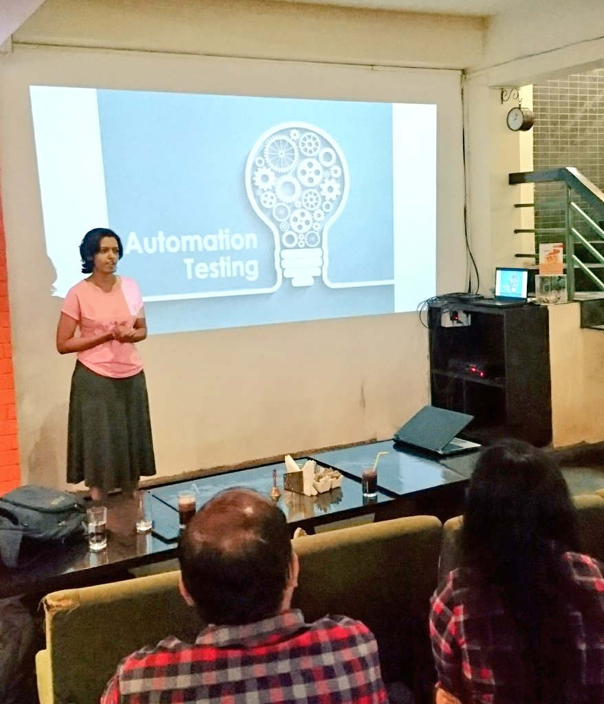 manjulatayadav1's tweet photo. Most interactive session #Automation #quality 
@anu_twitting and Trupti Bhatt. Discussing so many use cases. 
More to come in upcoming meetup https://t.co/VMP2gJOo6Q