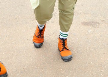 Alexander Otutu on Twitter: "When our pair of NYSC jungle boots goes international. Selling for about #47,300 (£100💷). Put some respek😁 on it's name.… https://t.co/sXWjRjsg5w"