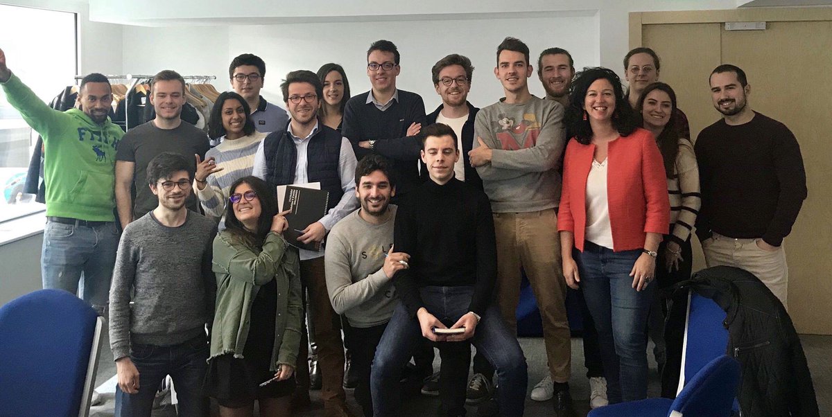MSBDCGC's tweet photo. Gestion de projet, entretiens collectifs, appels d’offre publics et privés, retour d’expérience sur les métiers de compte clé et de directeur des ventes dans la Grande Consommation et le Luxe
Nos intervenants nous ont permis une nouvelle fois de monter en compétence. Merci à eux! https://t.co/Bp1zd4fizZ