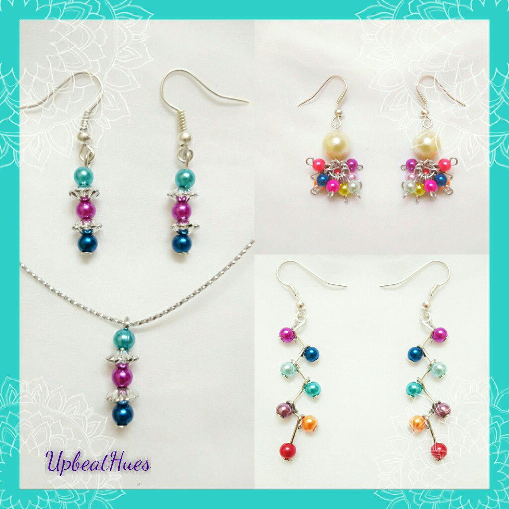 UpbeatHues's tweet photo. 3 Easy Pearl Bead jewelry ideas to try. View the DIY on my YouTube channel Upbeat Hues. 
https://t.co/rBxlg7dFFp

#earringshandmade #accessories #earrings #beaded #beadedjewelry #pearls #upbeathues #beadjewelry 
#handmade #handmadejewellery https://t.co/4dN9WQeByy