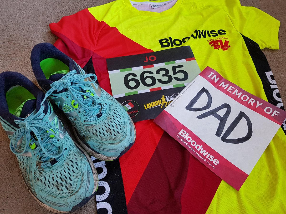 Running kit, race number and