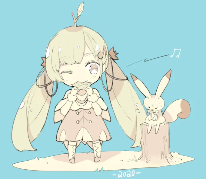 楽器ですか……葉を吹くのはどう 