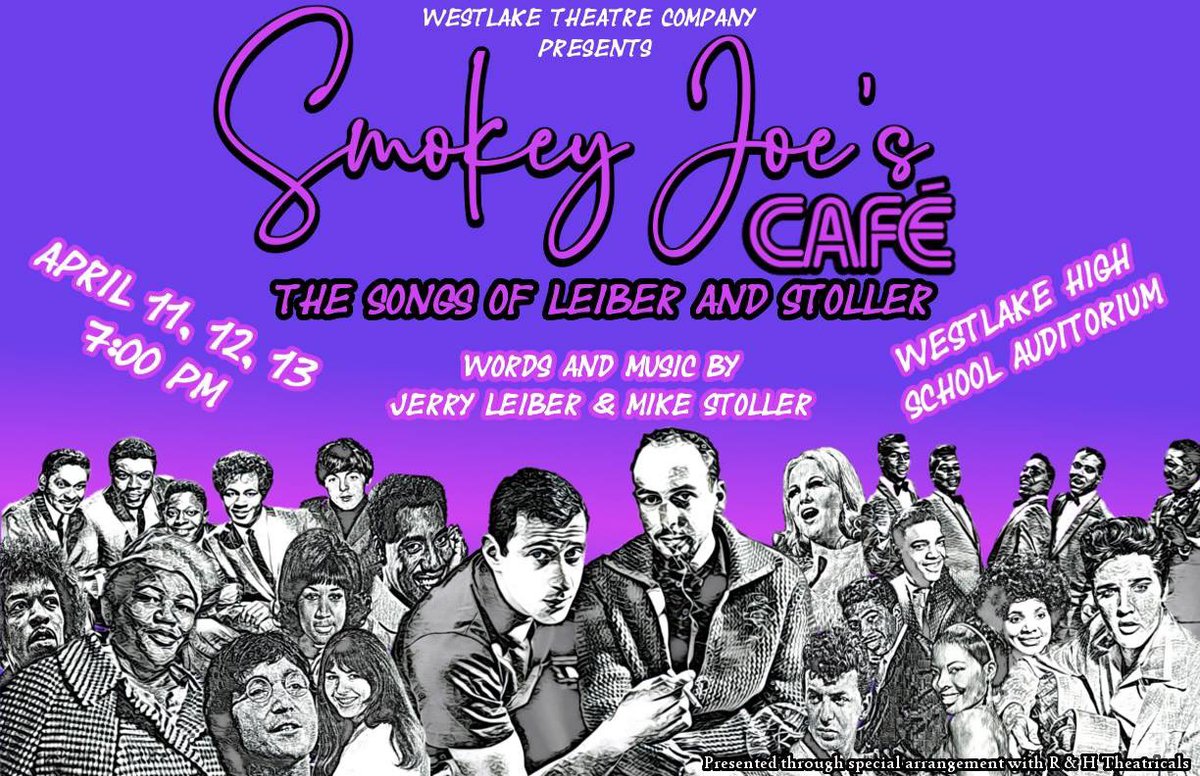 You won’t want to miss this one!  This show is shaping up to be amazing! Get ready to dance in the aisles with some incredibly talented <a href="/Westlake_HS/">Westlake High School</a> students! 🎼🎸🎷🎶 April 11-13, 7 PM