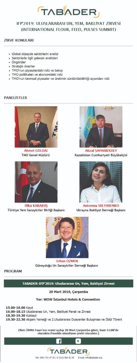 ProfDrMusBay's tweet photo. IFP 2019-İstanbul
Zirvesine katılarak bilgi ve birikimlerini paylaşan
-Kazakistan B.elçisi Abzal Saparbekuly
-TMO Gen.Müd.Ahmet Güldal @AhmetGuldaltmo
-TYSB Bşk.Ülkü Karakuş
-Gusad Bşk.Erhan Özmen @erhnozmen
-UBB Bşk.Antonina Sklyarenko
#Tabader olarak teşekkür ediyoruz. 👏 https://t.co/pe5DK68fUm