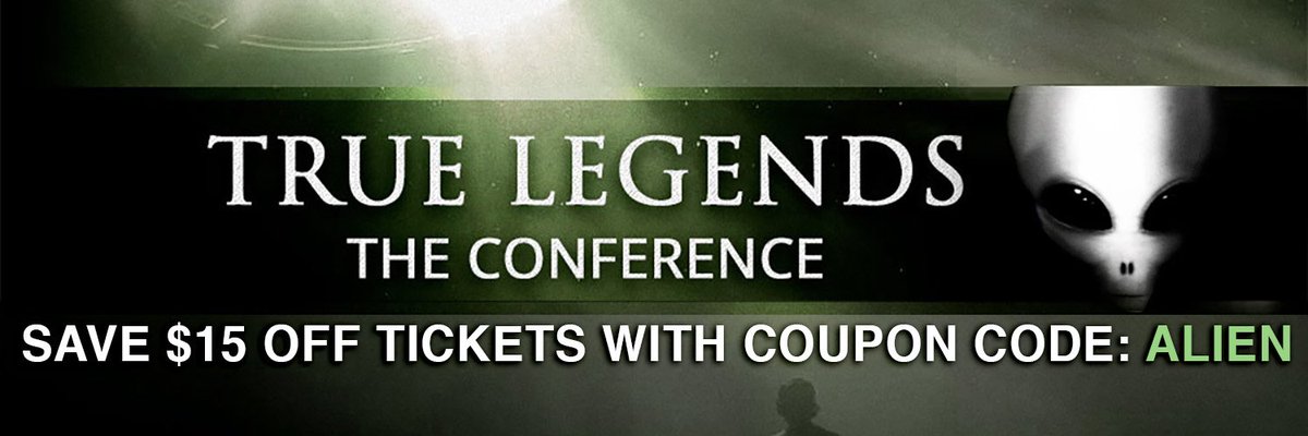 OfficialGenSix's tweet photo. For a Limited Time: Use Coupon Code ALIEN for $15 OFF Ticket Purchases to True Legends The Conference 2019 in Branson, MO, Sept 13-15th... https://t.co/LiVH2ZD1Pk
