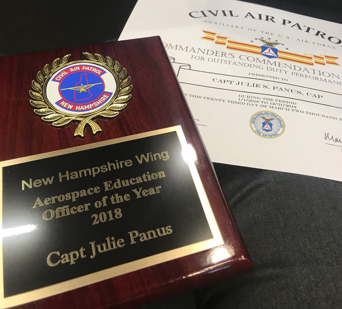 j6panus's tweet photo. Then this happened! ☺️ #stem #civilairpatrol #nhwg #Aerospace #fun #handsonmindson #ruraled #ruraledchat #nhed https://t.co/2QL3zOCsKW