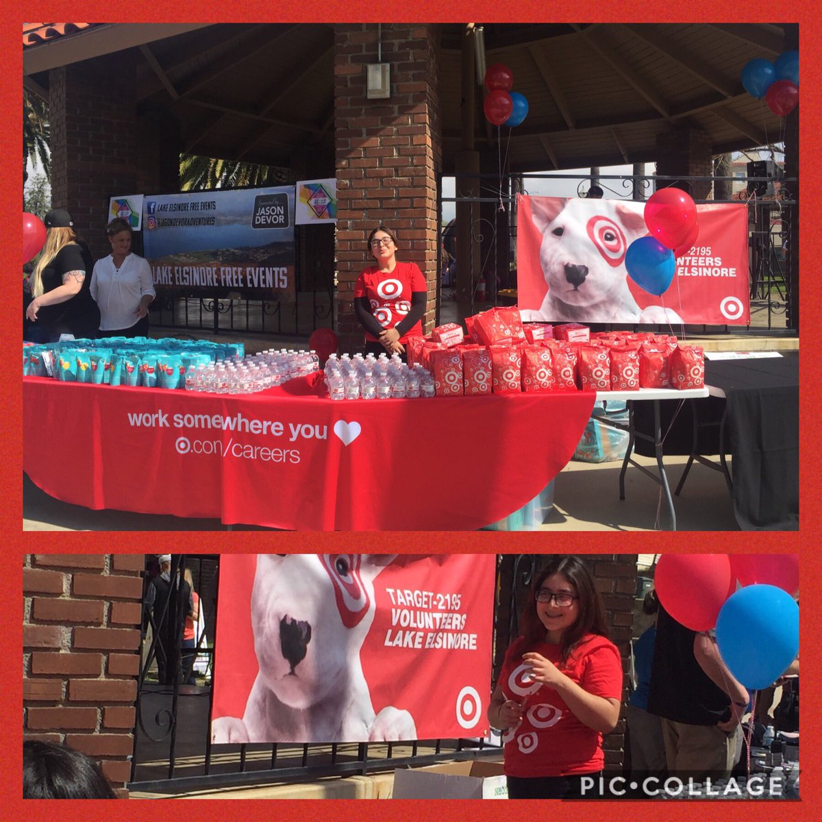 Team T-2195 out in our community volunteering! #T2195 #community