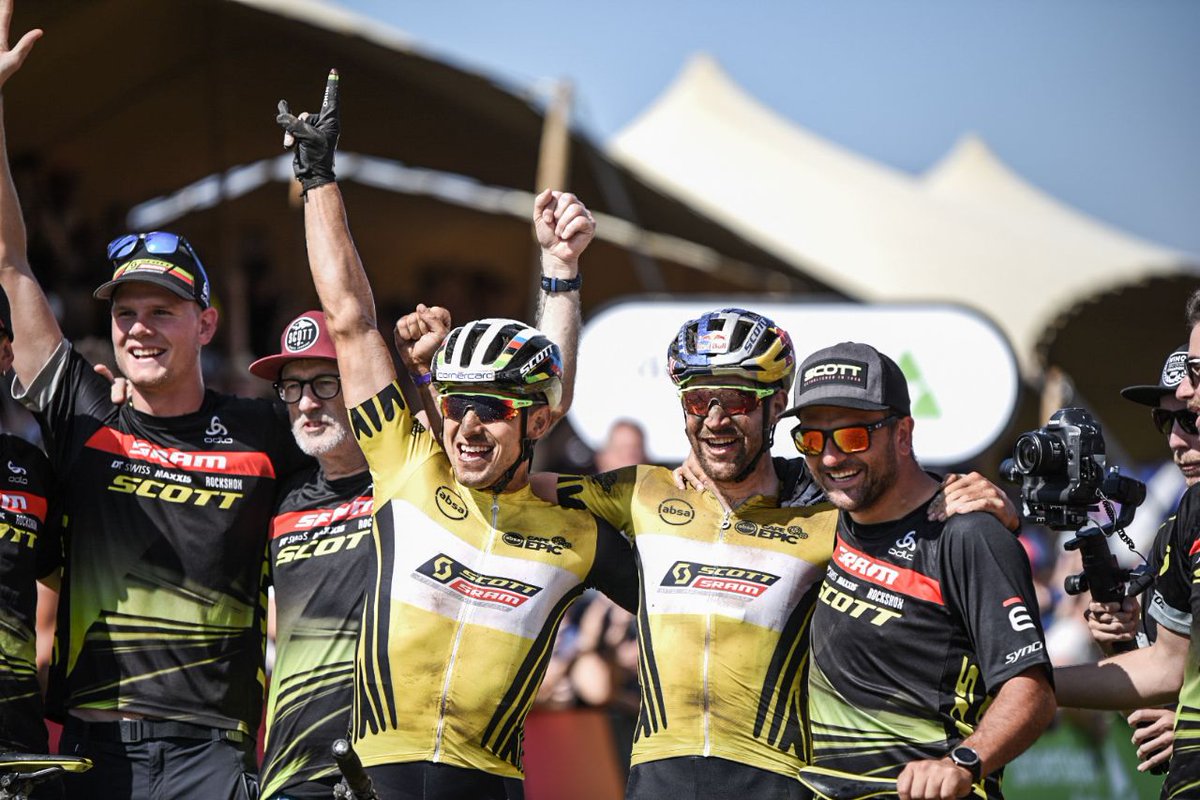 CapeEpic's tweet photo. Your overall #CapeEpic #EpicMen's 2019 champs. @scottmtbracing https://t.co/Bqm2SvbcBR