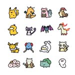 ラインスタンプ絵師の描いたポケモン言えるかな？がかわいい