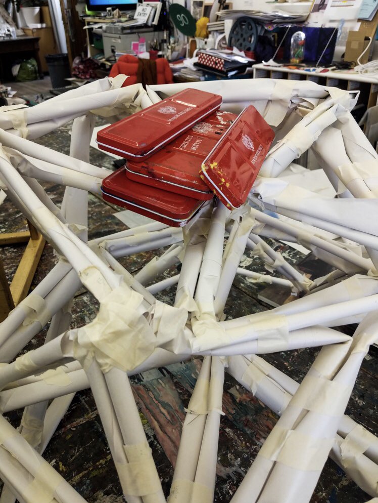rgsarchsoc's tweet photo. Session 3: strength test and our winning dome! #rgsarchsoc https://t.co/mlr24UY3su