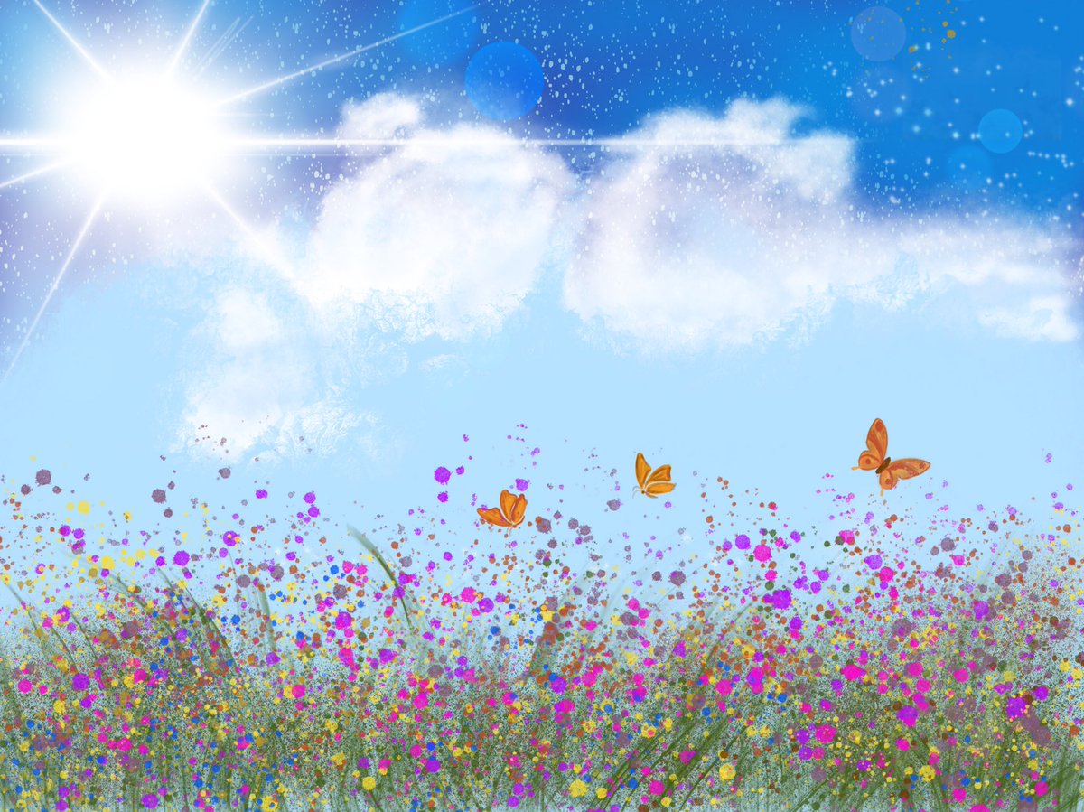I wish I was as free as a butterfly, flying over fields of flowers in the spring, feeling the soft breeze under my wings.
#digitalart #digitalartist #digitallandscape #abstract #abstractlandscape #abstractdrawing #blueskies #spring #paintdaily #artistoninstagram #doodlesatnight