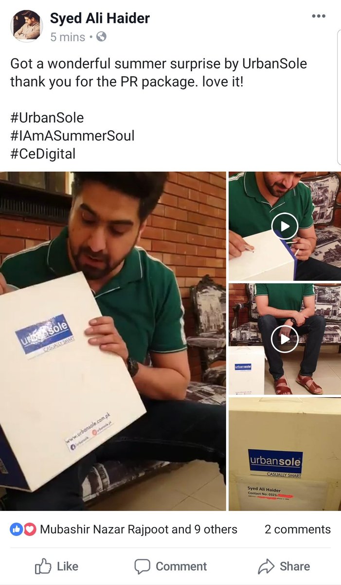 SyedAliHaider13's tweet photo. Got a wonderful summer surprise by UrbanSole thank you for the PR package. love it!

#UrbanSole
#IAmASummerSoul
#CeDigital https://t.co/Qq7WLHnFf0