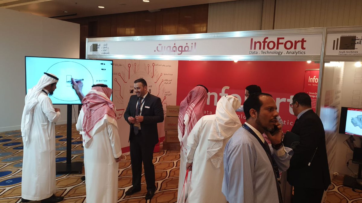 washmar's tweet photo. #انفوفورت تشارك بحلول مبتكرة في مؤتمر "دور الارشيفات العربية في دعم مجتمع المعرفة بين التحديات الحالية والتطلعات المستقبلية"
#الأرشيفات_العربية_تحديات_وتطلعات
@ncar_ksa  @infofort https://t.co/dgfzgQdTNU