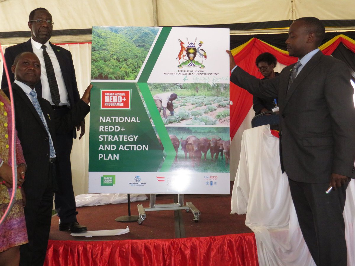 HonKibuule's tweet photo. Launched the National REDD+ strategy and action plan during the closure  of the #UWEK19 and  planted a tree to symbolise environmental protection and conservation at the water resources institute yesterday.📸 @min_waterUg https://t.co/9FSDN8v2YB