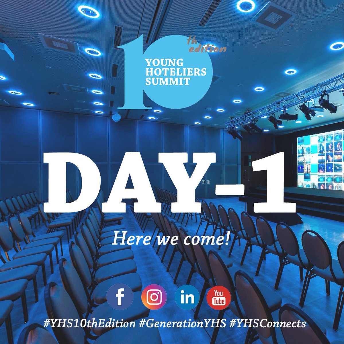 The YHS Team '19 is getting ready to welcome speakers, delegates, and guests from all around the globe. See you all there tomorrow!