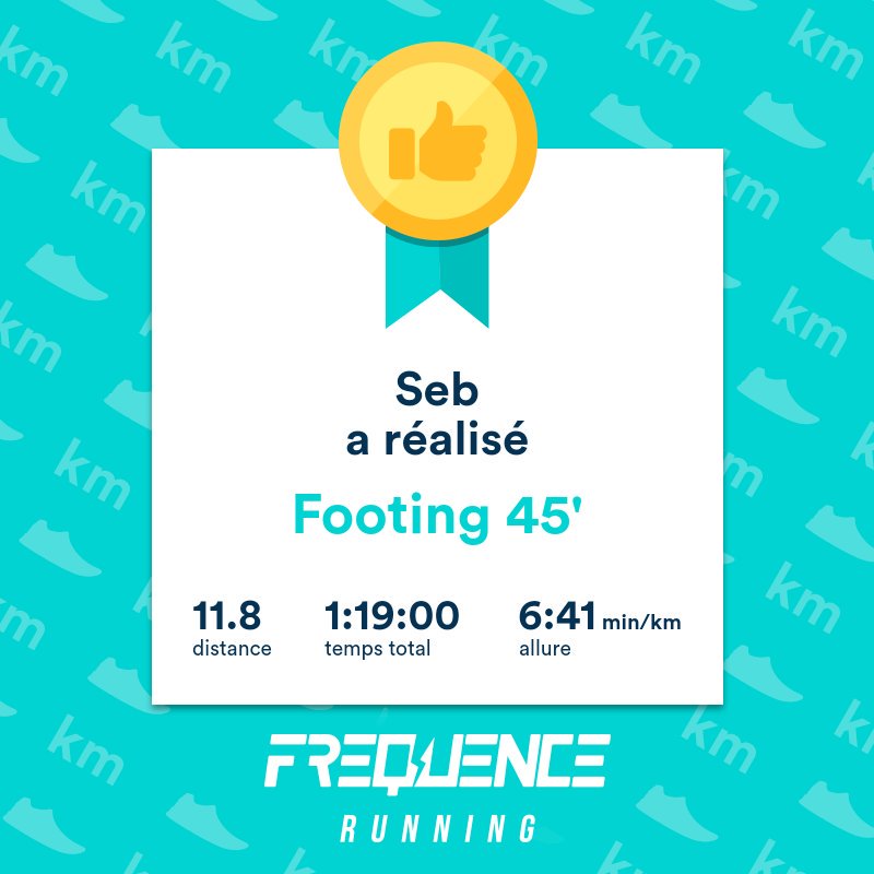 Sebferrez's tweet photo. Seb a couru 11.8 km avec FREQUENCE-Running @FrequenceRun #tomtom #kalenji #xt7 #Running https://t.co/c3KIHcoTob