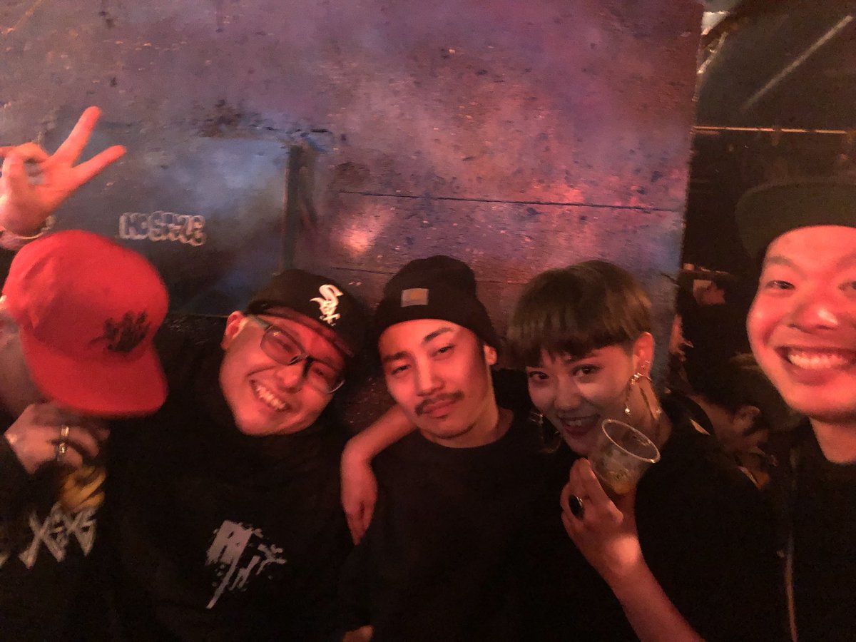 metromurdin's tweet image. 道端夜戦 @shibuya_nostyle 
最高なイベント！次回からレギュラーになり2年目突入☑️
カルメンブロス、実験的なSession続けていきますので皆様お楽しみに！
@Hitotsuki02 リスペクト❗️また遊びましょ〜〜⤴️
#ICHIRO #ヨシタ #IORI #MARINA #HITOTSUKI #ラーメン王 #みんな笑顔 #🥺