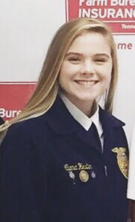 Yesterday, our state FFA officer candidate <a href="/alanarena_/">Alana Rena</a>  completed the first parts of the officer selection process and continues today. Alana, we are so proud of you and wish you the best of luck this week! #daleyeah #tnffa19