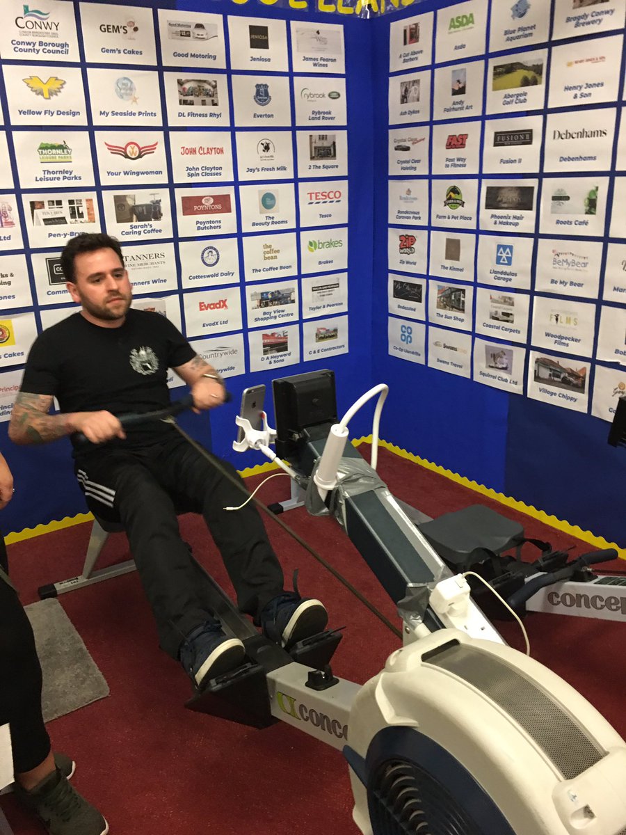 It’s Sunday the sun is shining in beautiful #northwales and we’re coming up to 143 hours of continuous rowing. An awesome effort by the local community. Just 1 more day to go. #northwalestweets #llanddulas #indoorrowing #rowing #britishrowing