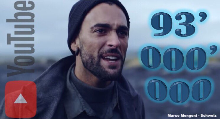 MengoniFanSwiss's tweet photo. "Ti ho voluto bene veramente" by @mengonimarco 93’000’000 views erreicht!! @VEVO_IT https://t.co/U4HqAV3TsS