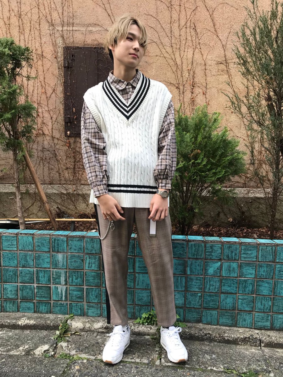 Wego 京都店 No Twitter 今日のスタッフおすすめコーデ 2fメンズ ケーブルチルデンベスト T Co P8r8xtooh5