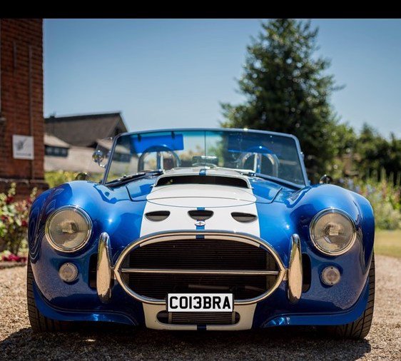 This stunning AK Cobra from @TotalHeadturner is perfectly complimented with ‘CO13 BRA’ available at platedealer.co.uk #platedealeruk #totalheadturners #cobra #akcobra #accobra #v8 #v8cobra #classiccars #classiccarsworld  #musclecars #shelbycobra #privatereg #numberplate
