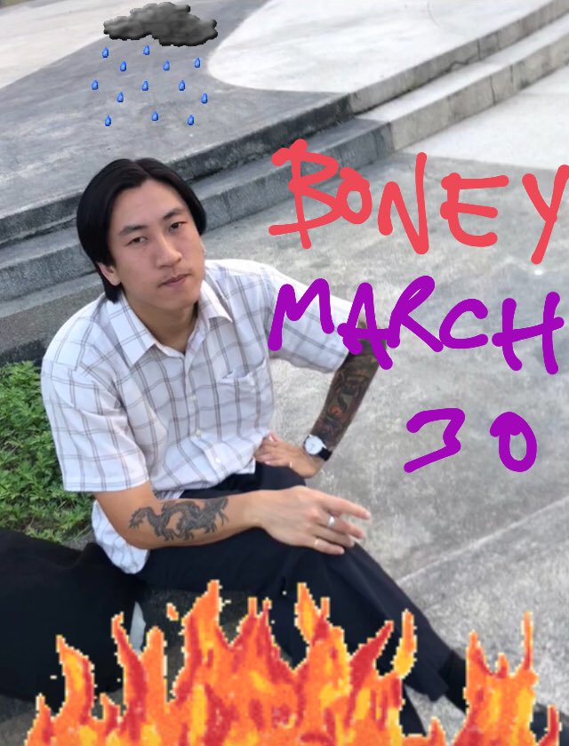 Hey I’m playing at Boney this Saturday night 🐉 💞