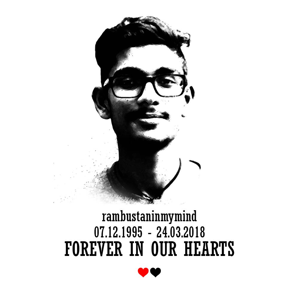 SymbolicRecords's tweet photo. Today marks one year since our artist, rambustaninmymind (Naail Nasheed) left us in a body-boarding accident at Thanburudhoo. 
We pray that he finds peace in Jannatul Firdous. 
Forever In Our Hearts. 
❤️🖤 https://t.co/ywHld8diWy