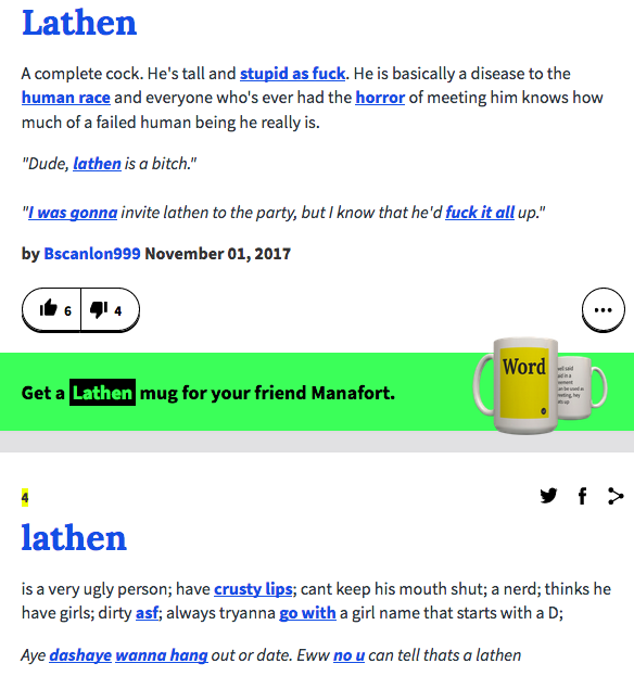 BloggerMe3's tweet image. .#OneNotion = #racism 
#RealMugLathen = #Urbandic