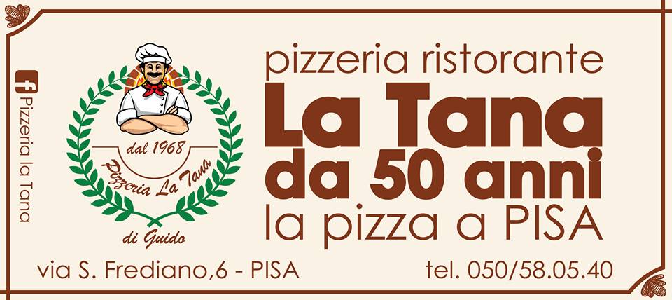 centopisa's tweet photo. #PIZZERIALATANA

#PARTNER ufficiali dei #110pisa dal 9 al 12 aprile 2019 alle #OFFICINEGARIBALDI! https://t.co/GVUh6owbLm