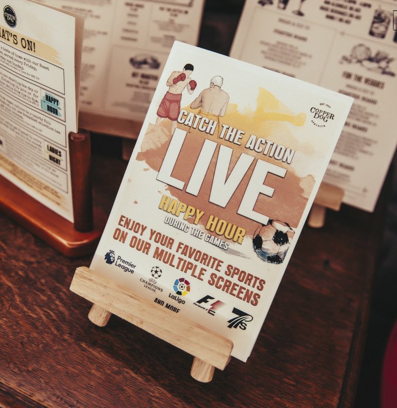 Sundays are all about Roast Dinners and Sports! Catch them LIVE on our multiple big screens. For the full schedule check out our insta stories.

Copper Dog - DoubleTree by Hilton - JBR
Reservations@copperdog.ae
.
.
.
#CopperDogDubai
#BritsInDubai
#ExpatsInDubai
#PubInDubai