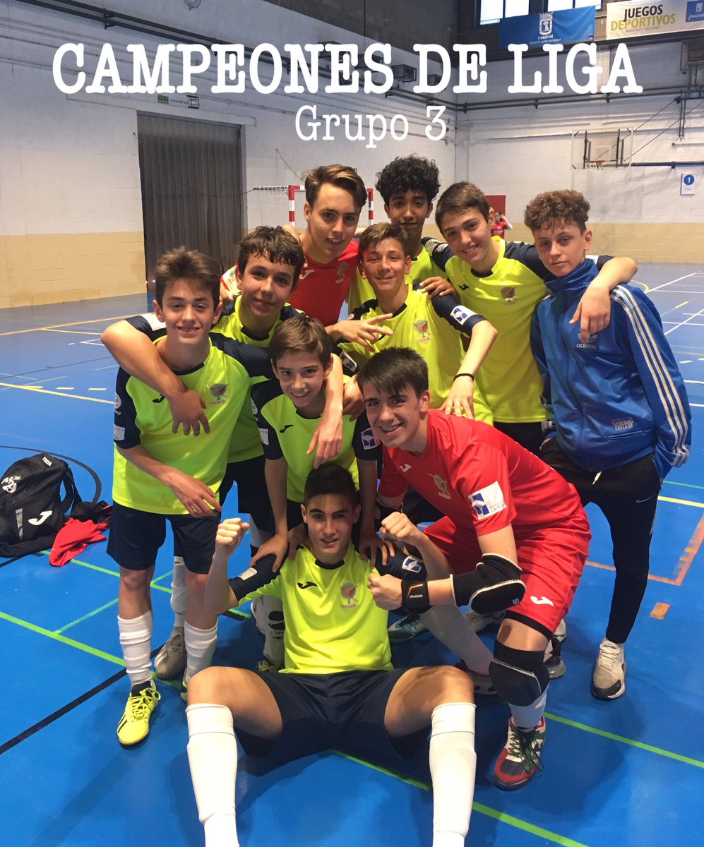 El Cadete B se proclama Campeón de Liga de Segunda División grupo 3 a falta de 3 jornadas.
¡¡¡Enhorabuena chavales!!!
<a href="/Ayto_Las_Rozas/">Ayuntamiento de Las Rozas</a> @Rozasdeporte <a href="/VecinosLasRozas/">Vecinos de Las Rozas</a> <a href="/LasRozas_CA/">Las Rozas Aumentada</a> <a href="/delasrozas/">delasrozas.es</a>