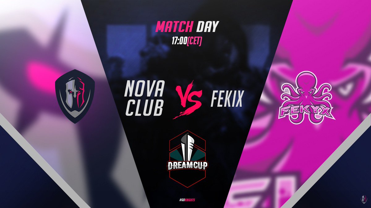 NovaaAcademy's tweet photo. #CSGO | Comenzamos una nueva etapa con muchas ganas, la @DreamcupSpain. 

Aquí os dejamos los detalles:

🏆 | @DreamcupSpain 
⏰ | 17:00h
🆚 | @FekyX_eSports
🗓️ | Jornada 1

¡Ahora más que nunca!

#GoKnights ⚔️ https://t.co/DU8R4AYj4P