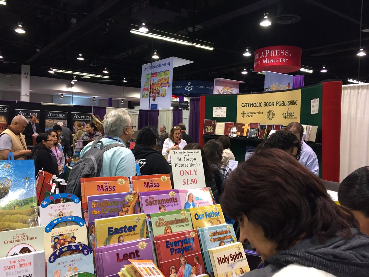 CatholicBookPC's tweet image. The Exhibit Hall at @Catholic_LA's @LACongress is open for the day, &amp;amp; we're enjoying meeting #Catholics from all over the country. If you're at #RECongress, please stop by Booth 551 to browse our resources &amp;amp; find out all we have to offer in support of your #faith and #ministry!