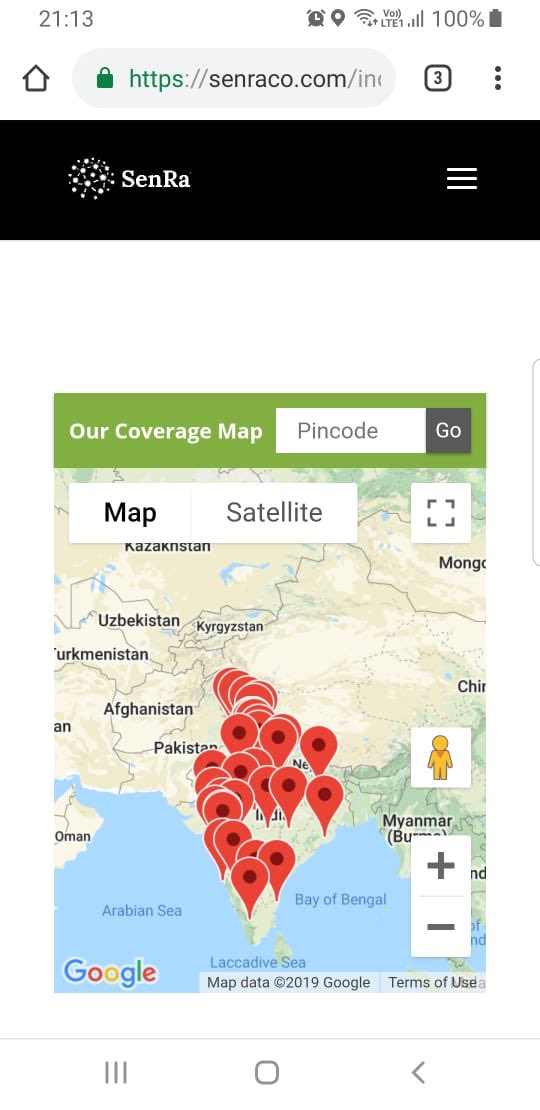djsharma5's tweet photo. ⁦@senraco⁩ is proud to provide nationwide LoRaWAN service in India ⁦@LoRaAlliance⁩. 37 cities presence and going to be 60 by end of ‘19.
#checkout our coverage on https://t.co/DQ7X9YQmz3
#SmartCities #IoT https://t.co/Q5PAeCnlwE