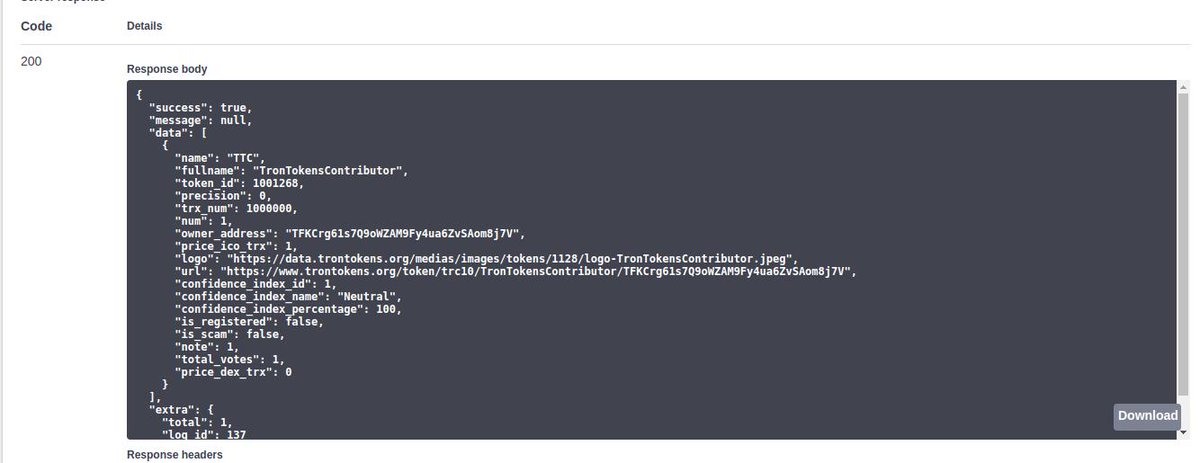 trontokens's tweet photo. New #platform is coming
#TronTokens is glad to tease you "TronTokens API".
#TronTokensAPI will allow you to query all our datas on https://t.co/7A1Yigsaw6 :
- #TRC10 and #TRC20
- #Dapps
- #Markets and their pairs
- #TRONIC Reputation
We will give you more info later ;-) https://t.co/ADTyRf8JYU