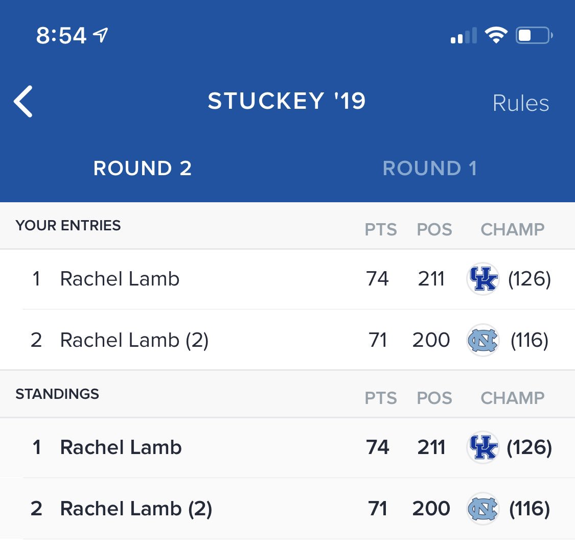 sheemerz's tweet photo. Oh hi ๐๐ผ #LFG #MarchMadness #bracketbragging https://t.co/3PmzyFstI9