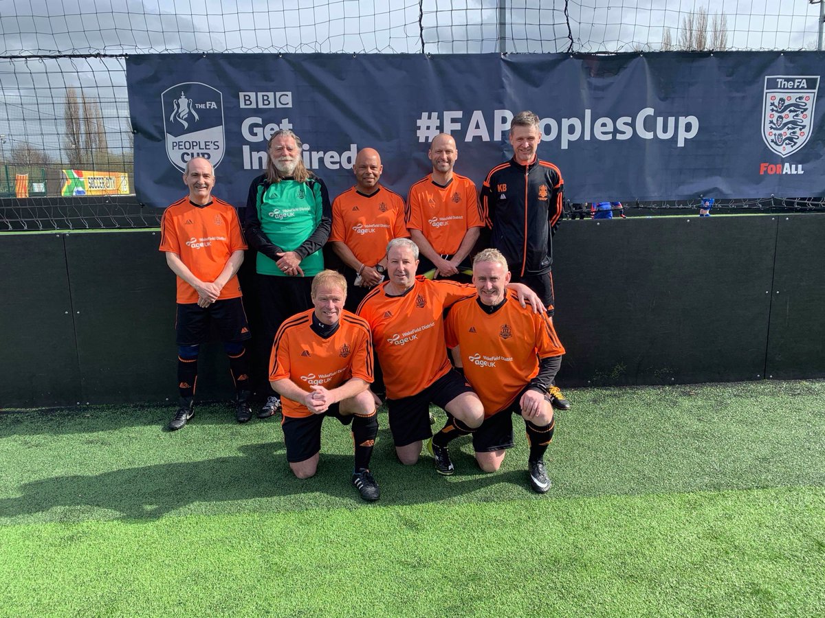 WakefieldWF's tweet photo. 50+ team through to finals In FAPeoples cup
@AgeUKWakefield https://t.co/iWUxVtDagF