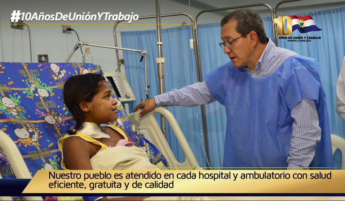 marinapsuv's tweet photo. ,,#10AñosDeUnionYTrabajo de nuestro Gobernador @JULIOLEONYARA donde entre tantas área fortalecidas. Esta el Sector Salud tanto en infraestructura como el Talento Humano. https://t.co/1cSVxb5LKO