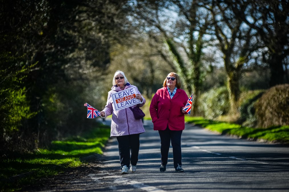 WHLJohnston's tweet photo. And a few more images from todays #MarchToLeave in Leicestershire #Leicester https://t.co/OMMzsAYWcA