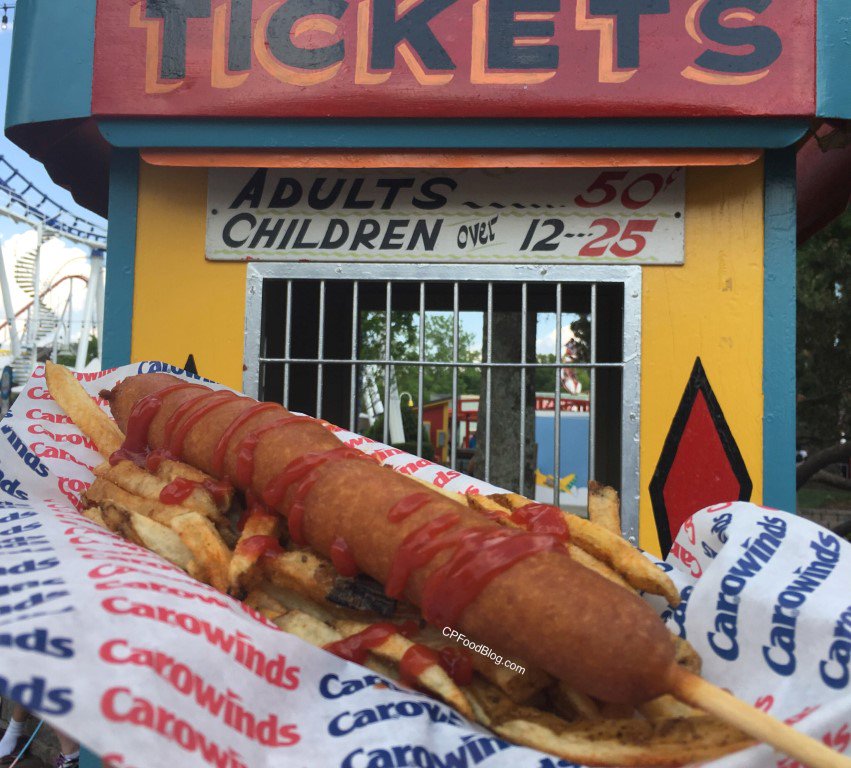 FUNFoodBlog's tweet image. The new Blue Ridge Junction might be getting all the attention, but we still love hanging out at the @Carowinds​ County Fair with a hand-dipped corn dog and fresh cut fries! 

Details: cpfoodblog.com/review-carowin…