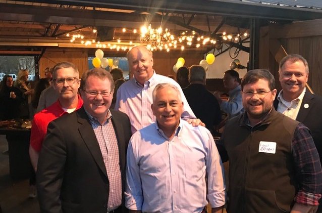 GOYoste's tweet photo. Thanks longtime and new Lee County and Tupelo friends for a terrific campaign event and the warm hospitality you showed my family. We had a great time. #BlueAndGold #VoteYoste @LCSO_MS @tupmayorsoffice @MyTupelo @tupeloparkrec @MSGOP @DJournalnow https://t.co/RtPJcztrlz