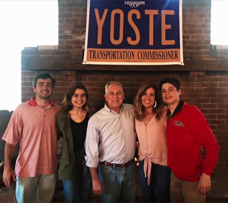 GOYoste's tweet photo. Thanks longtime and new Lee County and Tupelo friends for a terrific campaign event and the warm hospitality you showed my family. We had a great time. #BlueAndGold #VoteYoste @LCSO_MS @tupmayorsoffice @MyTupelo @tupeloparkrec @MSGOP @DJournalnow https://t.co/RtPJcztrlz
