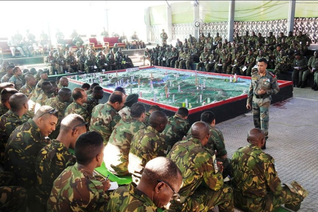 adgpi's tweet photo. #AFINDEX2019
Lectures on Protection of Civilians, Patrolling & Convoy Protection along with relevant case studies were conducted as part of the training. #Pune #IndianArmy https://t.co/NbDsvetyD6
