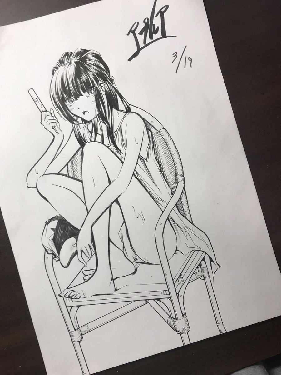 #漫画家志望さんと繋がりたい
#漫画家志望さんと仲良くなりたい
#絵描きさんとつながりたい
#絵描きさんと仲良くなりたい
#絵描きさんと繋がりたい
#アナログイラスト
また寒くなってきましたねー
そろそろ夏が来てほしい、、、という思いが絵に出ている?
下書きからトーンまでの工程。